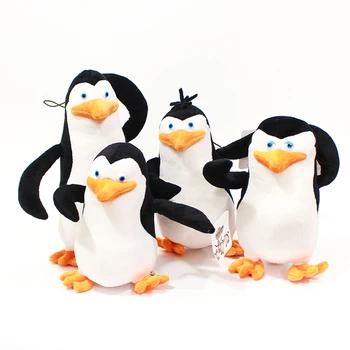 20cm 4pcs/Daug Madagaskaro Pingvinai Žaislų, Animacinių filmų Lėlės Gimtadienio Dovanos Vaikams