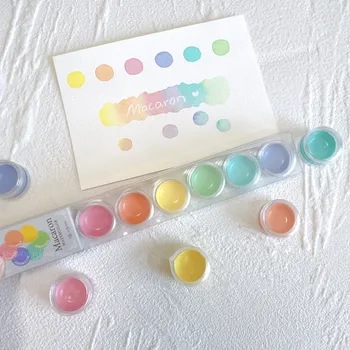 Japonija Kusakabe Makaron Vandens Spalvos Dažais 6 spalvų Rinkinys Nešiojamų Akvarelė Saldainiai Acuarelas Atlikėjo Meno Reikmenys