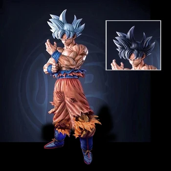 45cm Dragon Ball Super Paveikslas Dukart vadovavo Migatte Nr. Gokui Sūnus Gokas Veiksmų Skaičius, Ultra Instinktas PVC Kolekcijos Modelis Žaislai