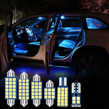 14pcs T10 W5W Girlianda LED Lemputės Automobilių Salono Apšvietimas, BMW 3 Serija E46 2000-2005 Dome Skaitymo Šviesos Snukio Aplinkos Kamieno Lempos