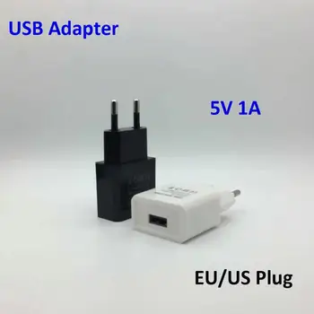 5V 2A 1 KS USB Adapteris Universal baterijos Sieninis įkroviklis maitinimo šaltinis ES Prijunkite telefono įkroviklį, Maitinimo Adapteris AC DC