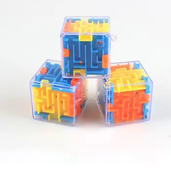 Karšto trimatis Labirintas Cube Puzzle Labirintas Žaislas Universal 3D Cube Valcavimo Kamuolys Žaidimas Maze Žaislai Vaikams Švietimo