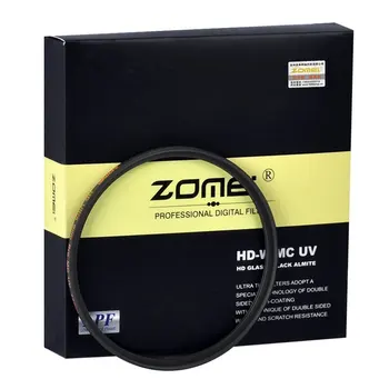 ZOMEI Fotoaparato Filtru Ultra Plonas HD MC UV filtro 40.5/49/52/55/58/62/67/72/77/82mm 18 Sluoksnis Kelių Dangos Canon Nikon Sony