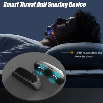 Smart Anti-Knarkimas Įtaisas, EMS Impulso Knarkimas Sustabdyti Efektyvus Sprendimas Snore Miego Pagalba Nešiojamų Triukšmo Mažinimas, Raumenų Stimuliatorius
