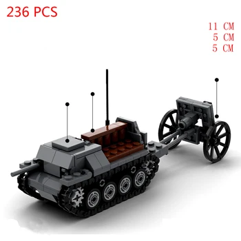 karšto karinės antrojo pasaulinio KARO Technologijų T-20 traktoriaus bako GAZ UAZ transporto priemonių Sovietų Armijos karo ginklų modelis, plytos, Statyba Blokai, žaislų, dovanų