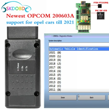 OPCOM Naujausia Versija 200603a 2021 OP COM withFTDI FT232RQ Chip V1.70 V1.95 Firmware Atnaujinimas GALI AUTOBUSŲ OBD2 OBD Automobilių Skaitytuvo Įrankiai