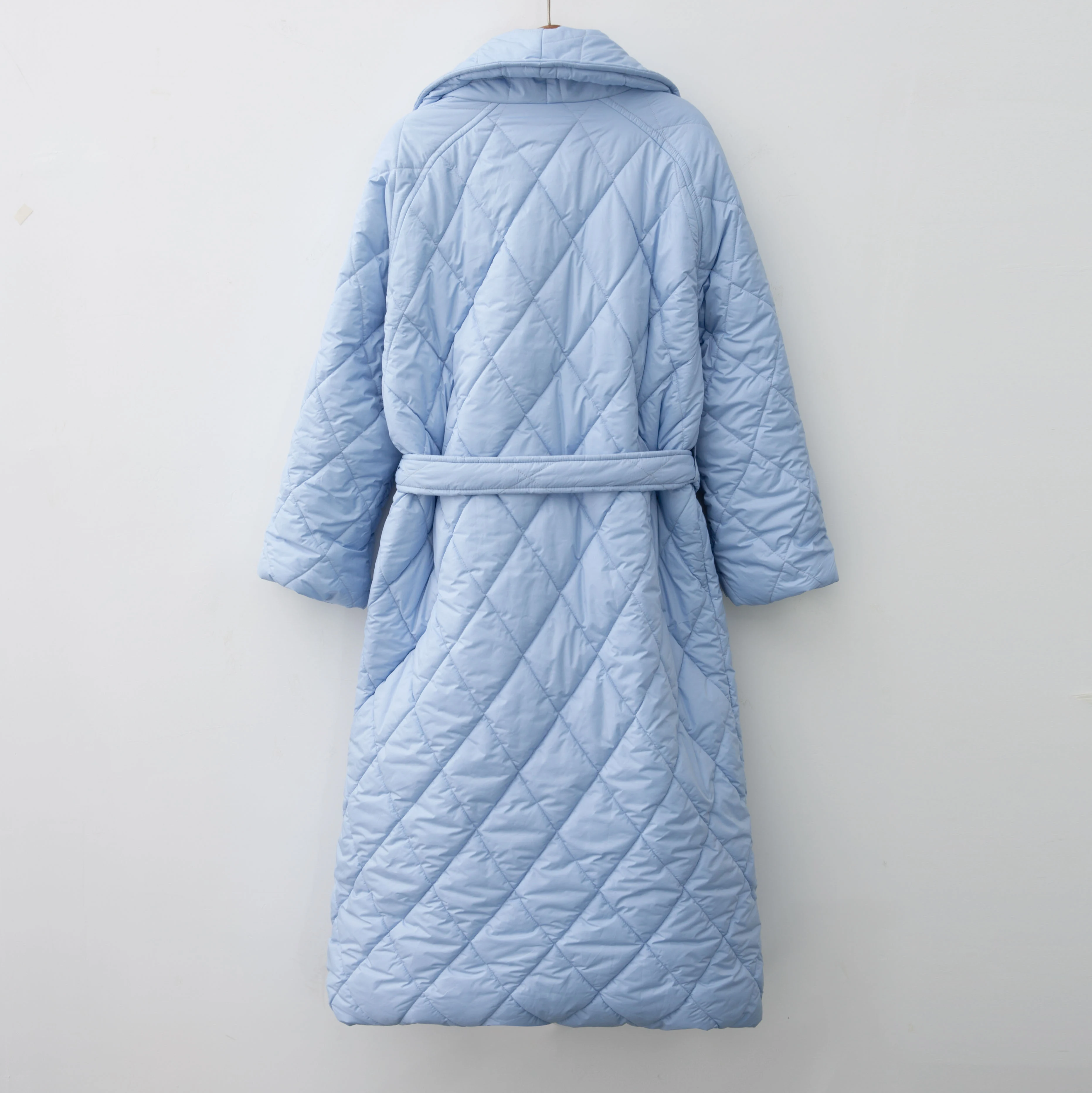 2022 m. Rudens-Žiemos Mados Moterų Puffer Coat negabaritinių Maxi Skraiste Ilgai parko Atsitiktinis viršutinių drabužių siuvimas Nuotrauka 4