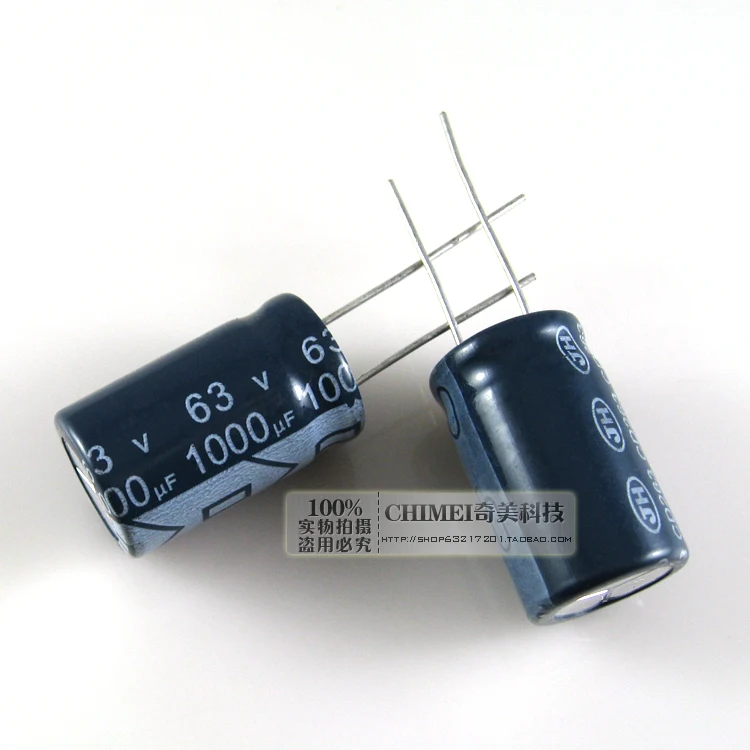 Elektrolitinius kondensatorius 63V 1000UF kondensatorius Nuotrauka 0