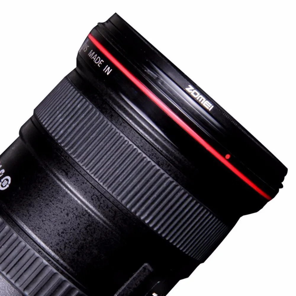 ZOMEI Fotoaparato Filtru Ultra Plonas HD MC UV filtro 40.5/49/52/55/58/62/67/72/77/82mm 18 Sluoksnis Kelių Dangos Canon Nikon Sony Nuotrauka 5