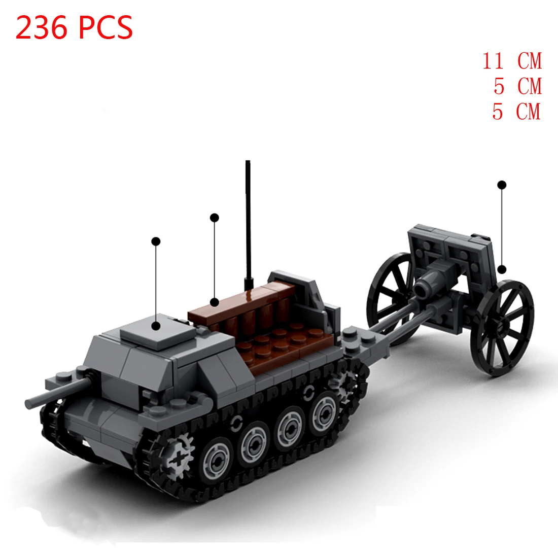 karšto karinės antrojo pasaulinio KARO Technologijų T-20 traktoriaus bako GAZ UAZ transporto priemonių Sovietų Armijos karo ginklų modelis, plytos, Statyba Blokai, žaislų, dovanų Nuotrauka 0